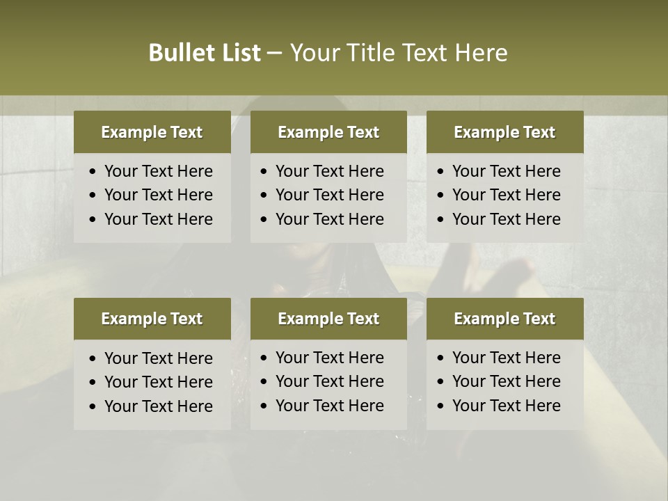 Gothic Bathtub Character PowerPoint Template