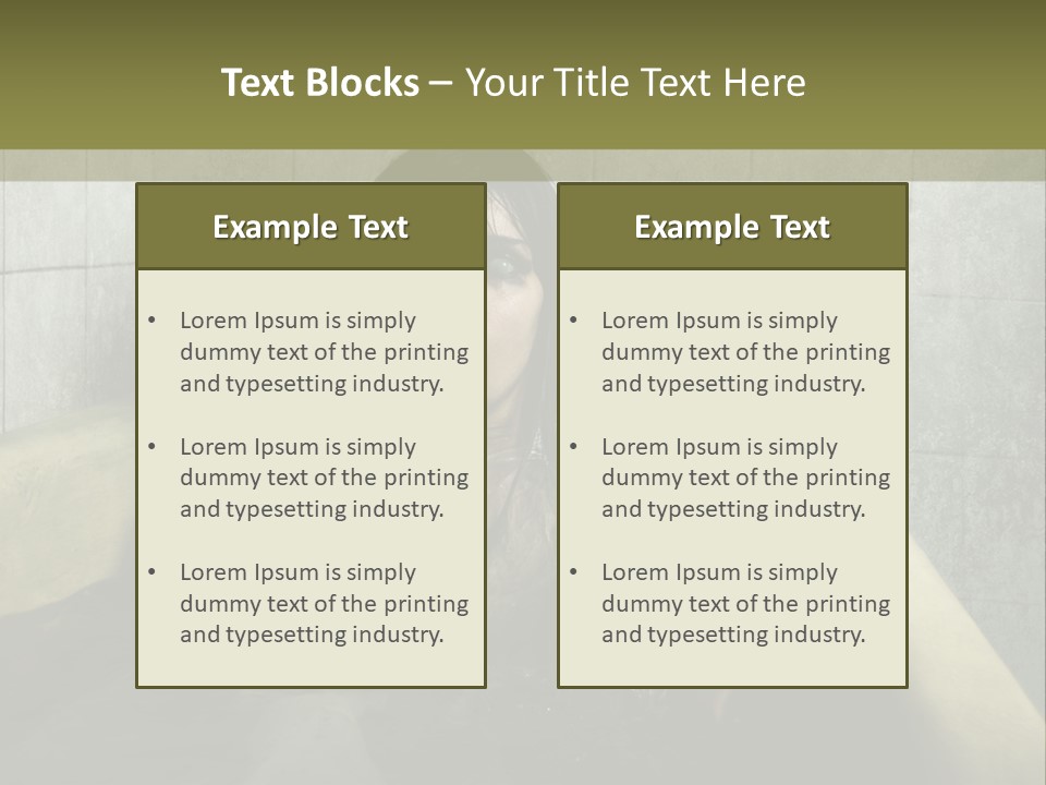 Gothic Bathtub Character PowerPoint Template