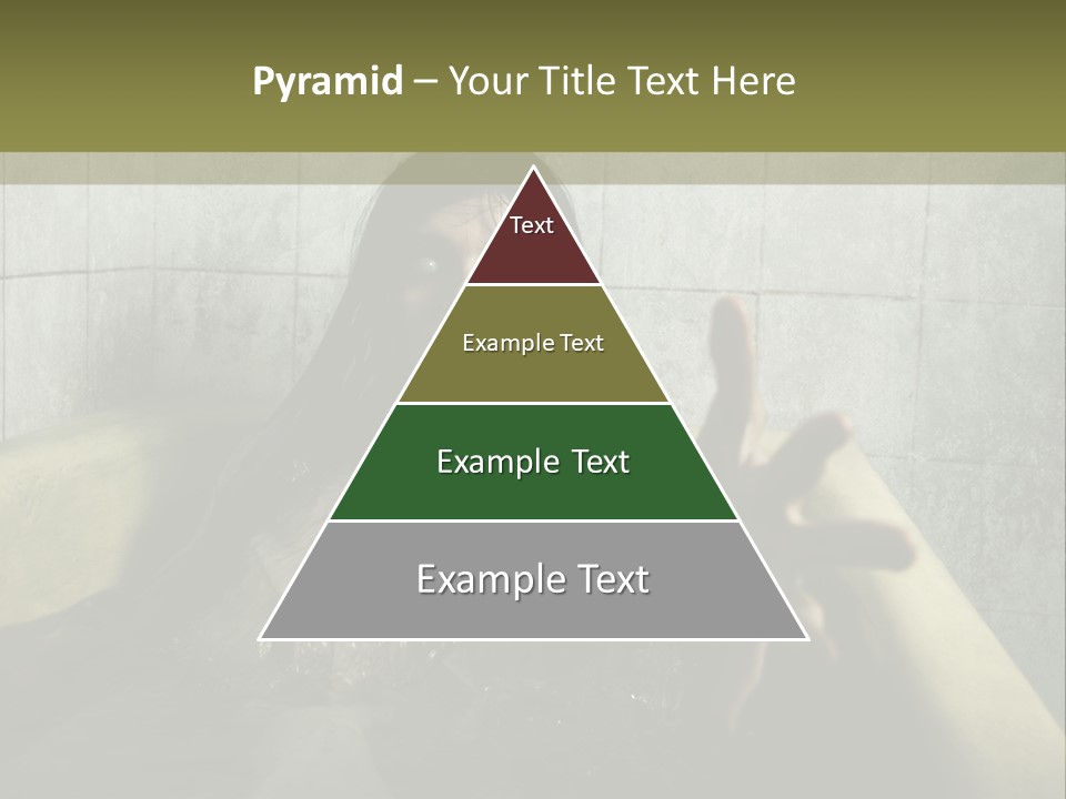 Gothic Bathtub Character PowerPoint Template