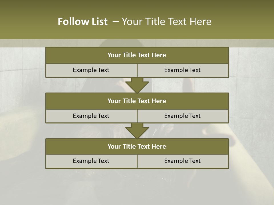 Gothic Bathtub Character PowerPoint Template
