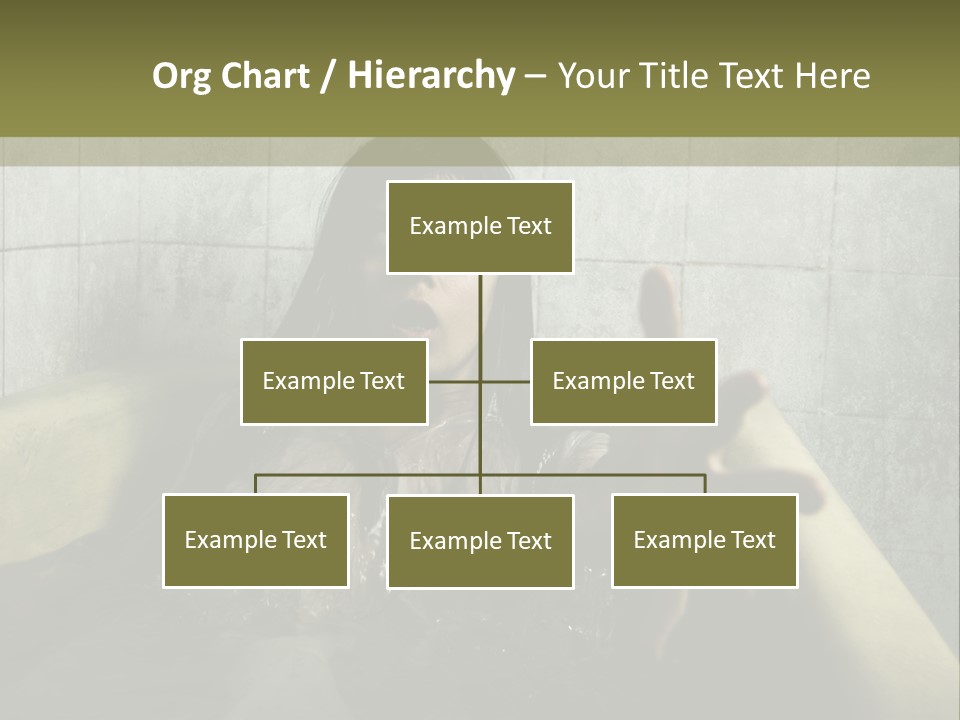 Gothic Bathtub Character PowerPoint Template