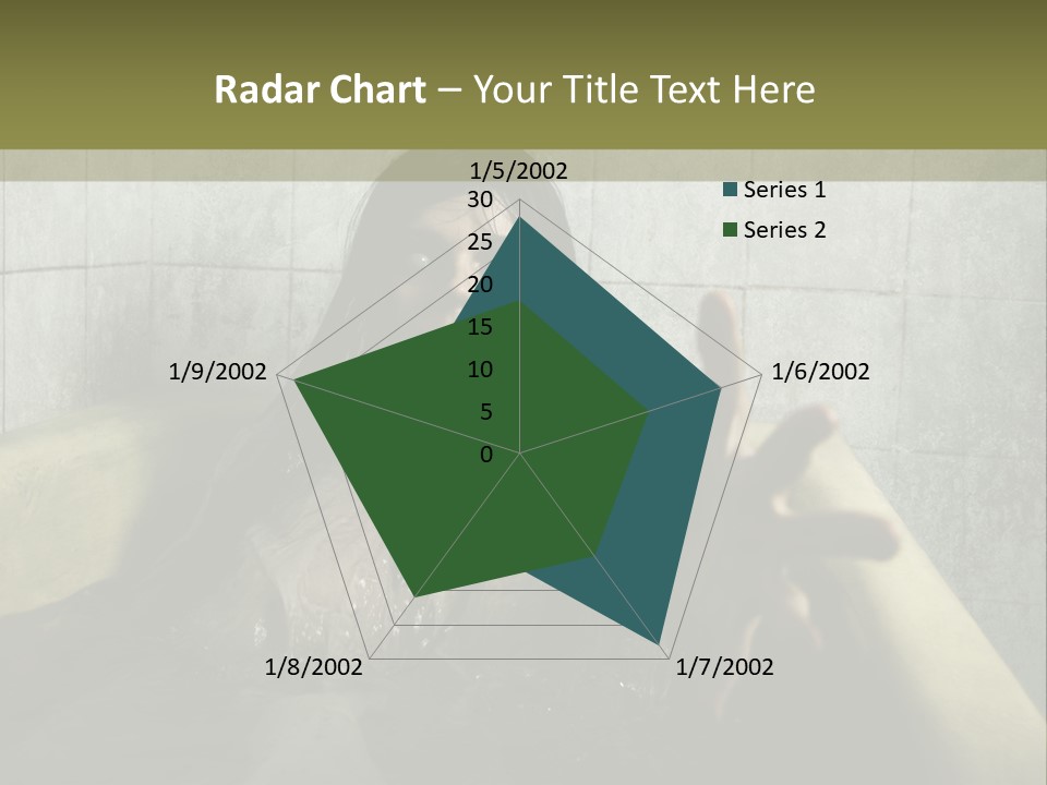 Gothic Bathtub Character PowerPoint Template
