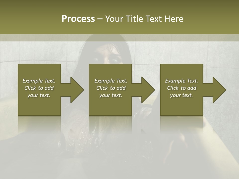 Gothic Bathtub Character PowerPoint Template