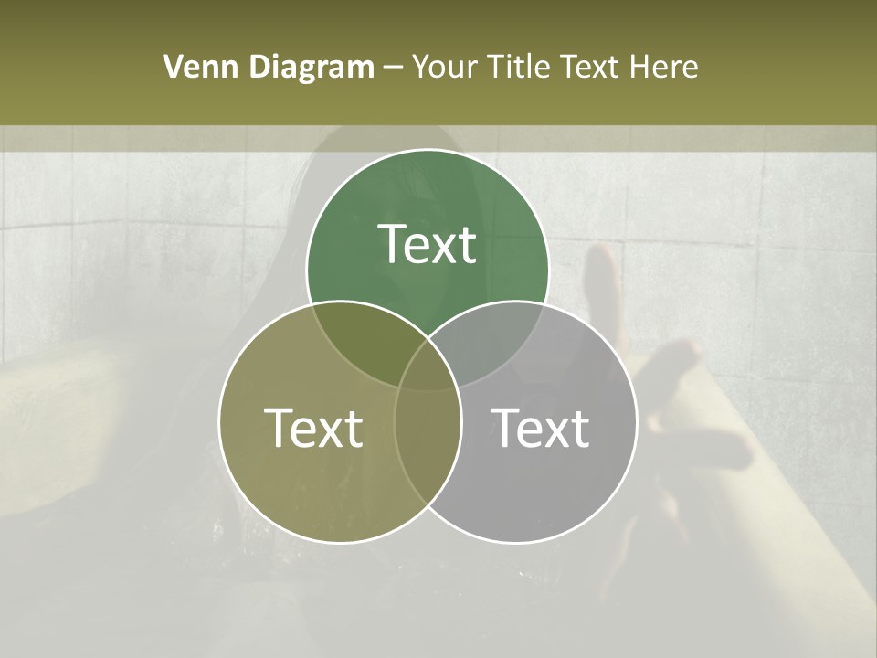 Gothic Bathtub Character PowerPoint Template