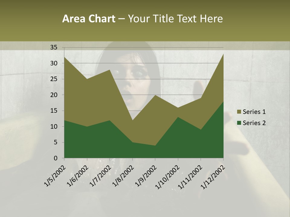 Gothic Bathtub Character PowerPoint Template