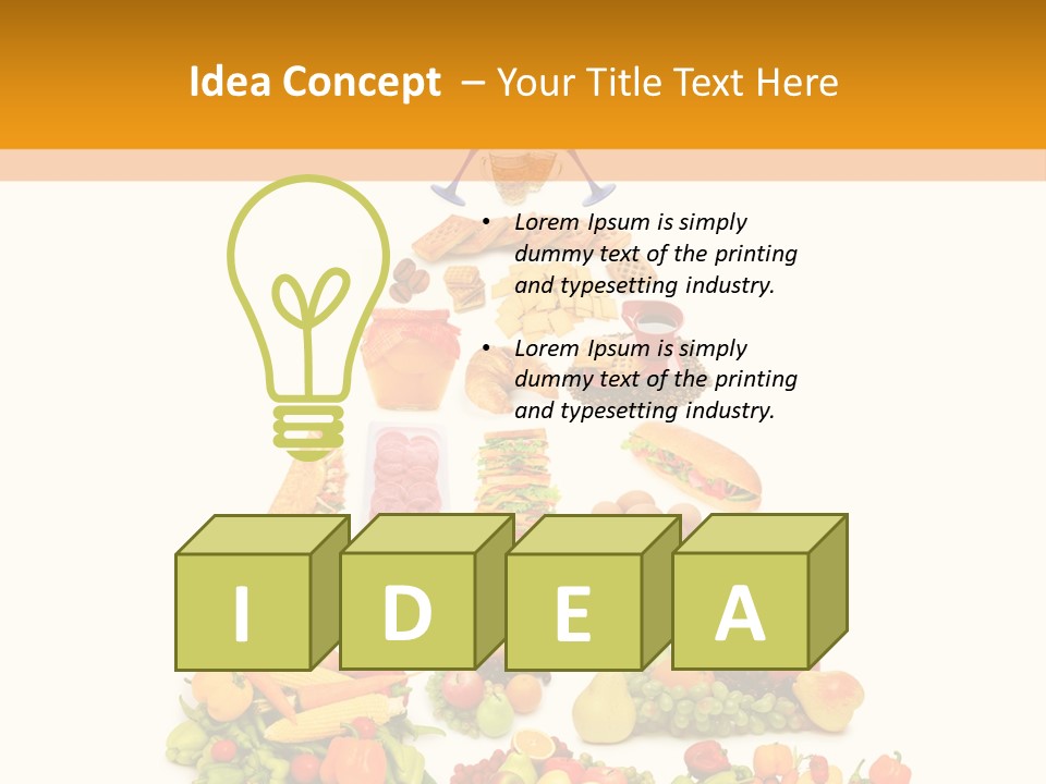 Cholesterol Eat Nut PowerPoint Template