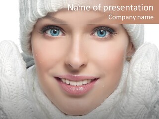 Adult White Teeth PowerPoint Template