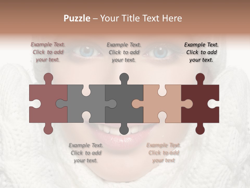 Adult White Teeth PowerPoint Template