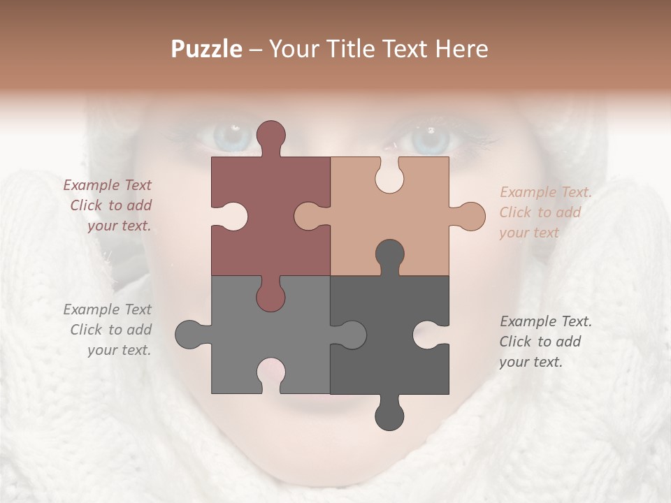 Adult White Teeth PowerPoint Template