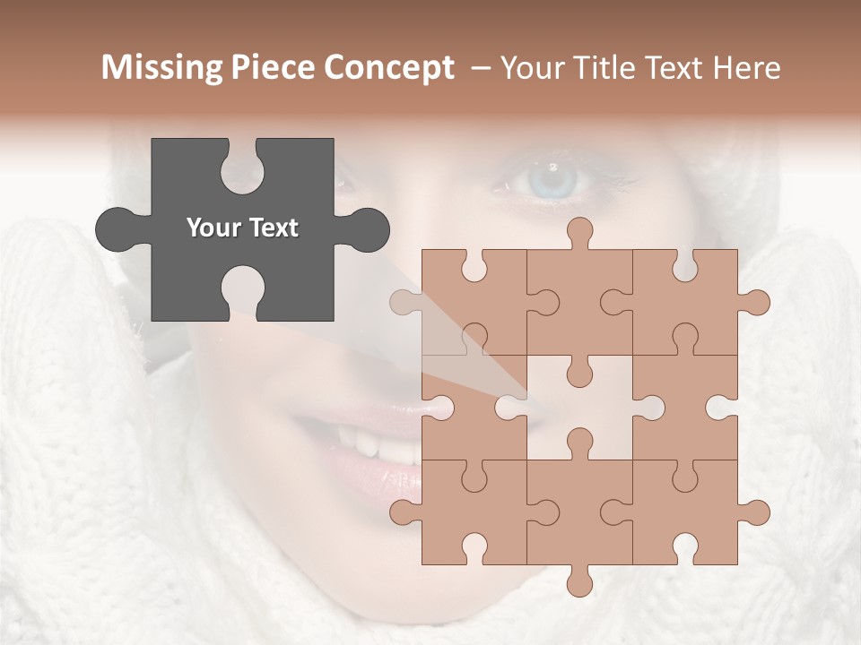 Adult White Teeth PowerPoint Template