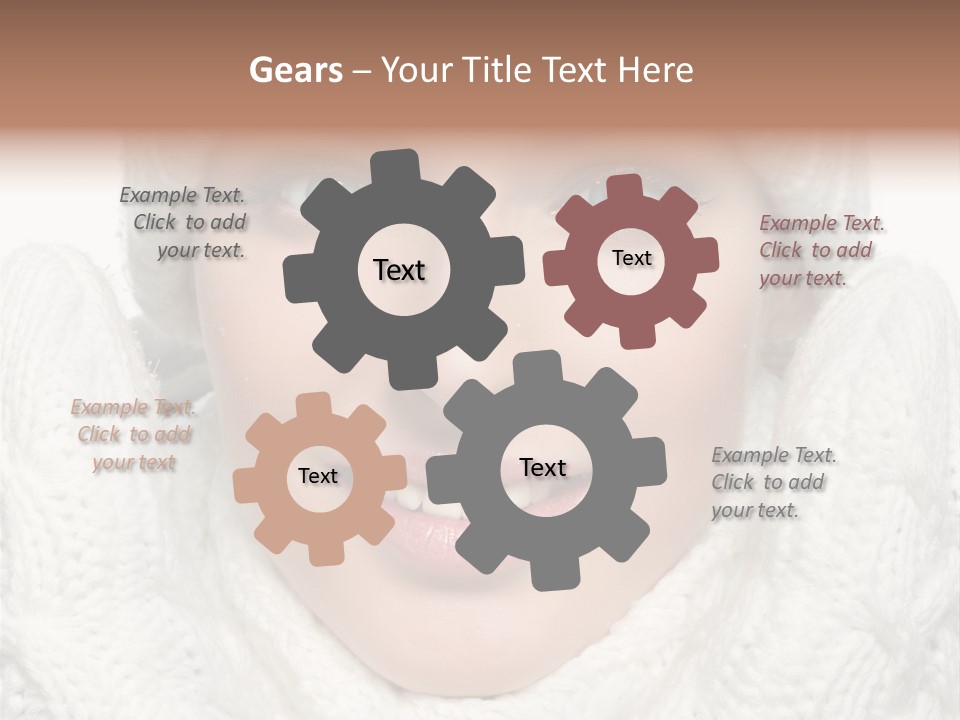 Adult White Teeth PowerPoint Template