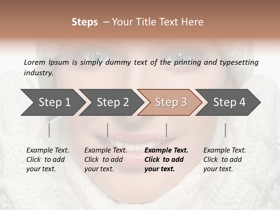 Adult White Teeth PowerPoint Template