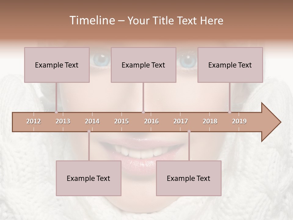 Adult White Teeth PowerPoint Template