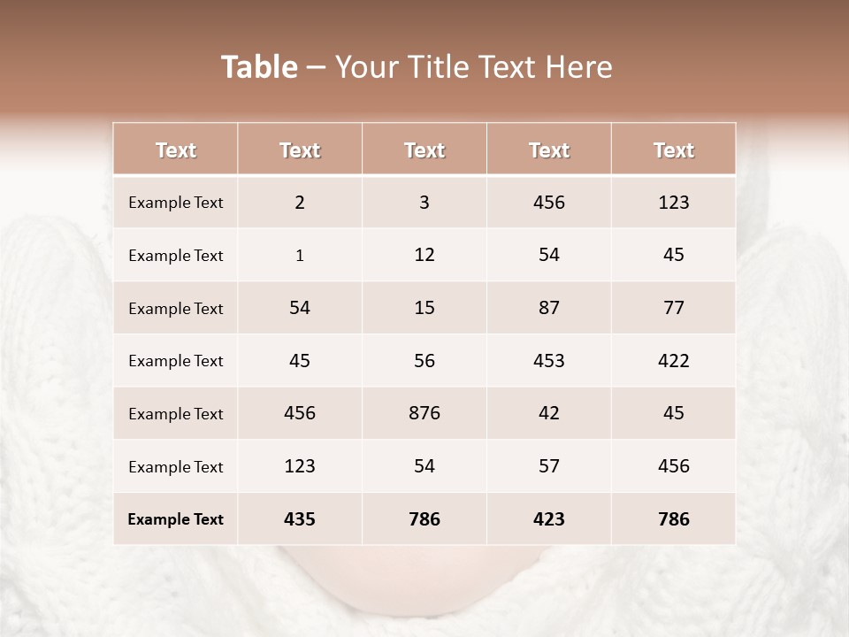 Adult White Teeth PowerPoint Template