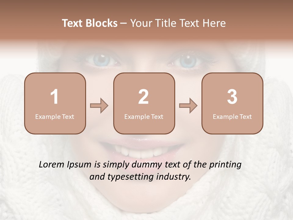 Adult White Teeth PowerPoint Template