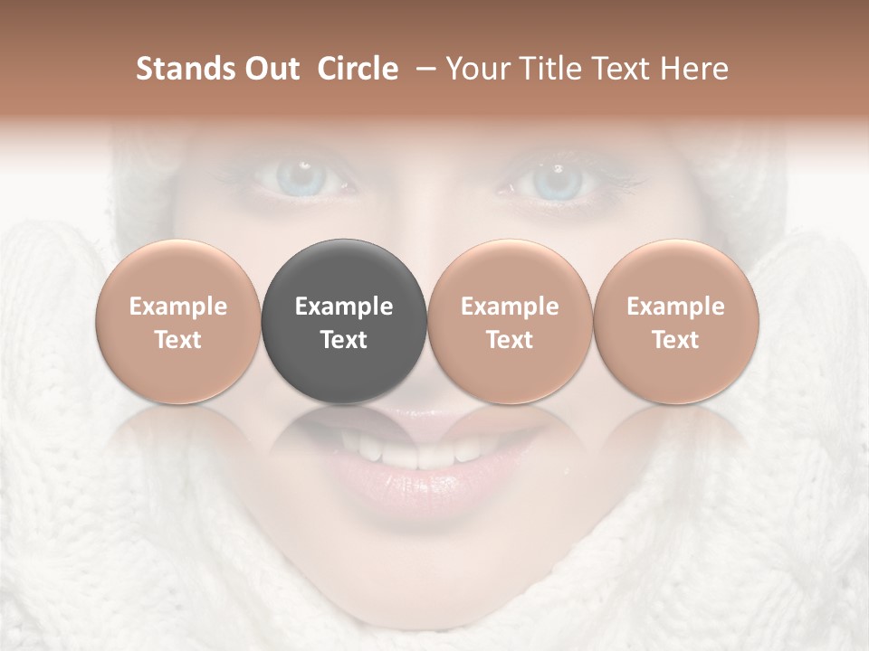 Adult White Teeth PowerPoint Template