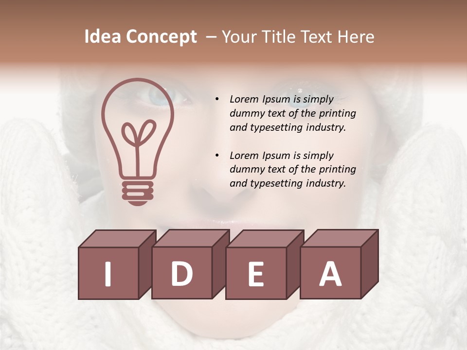 Adult White Teeth PowerPoint Template