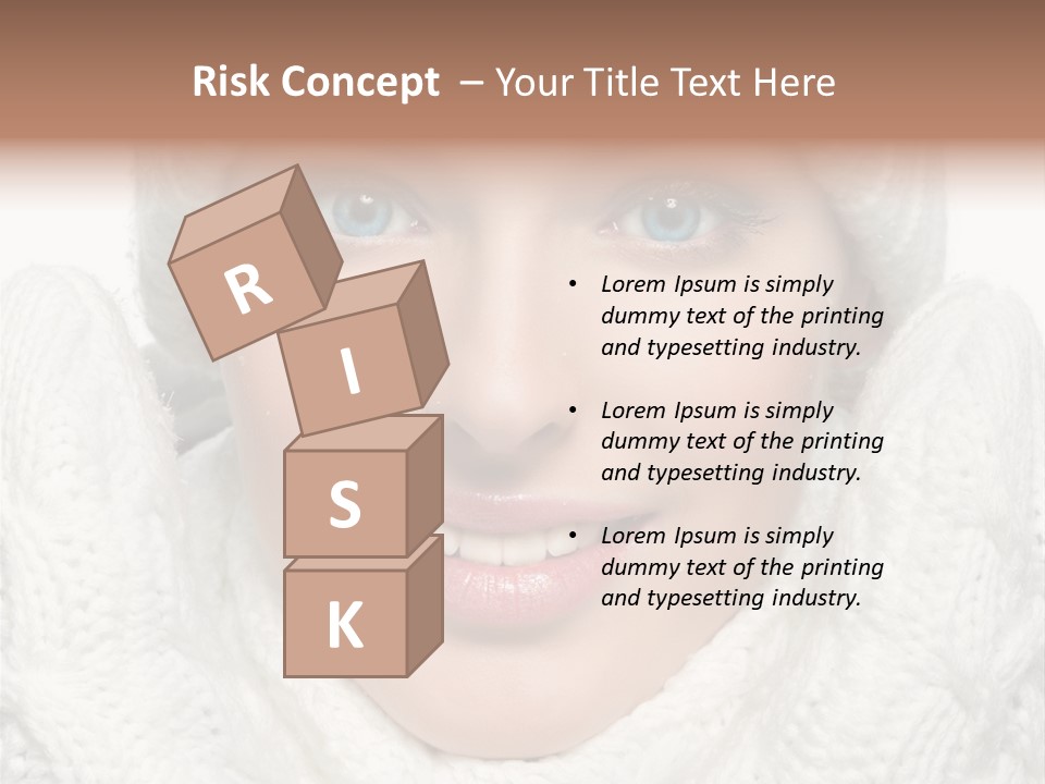 Adult White Teeth PowerPoint Template