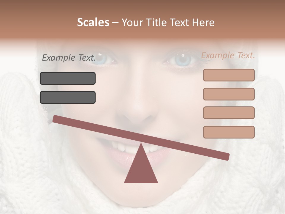 Adult White Teeth PowerPoint Template