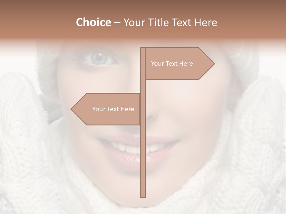 Adult White Teeth PowerPoint Template