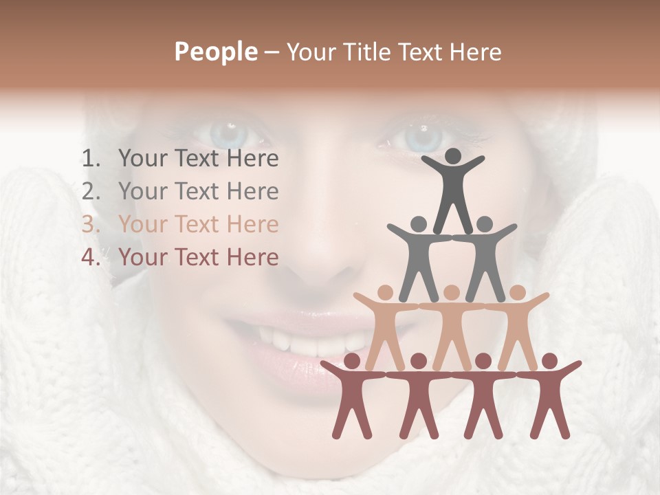 Adult White Teeth PowerPoint Template