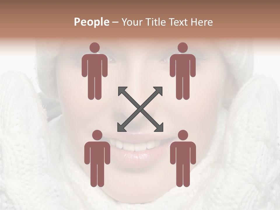 Adult White Teeth PowerPoint Template