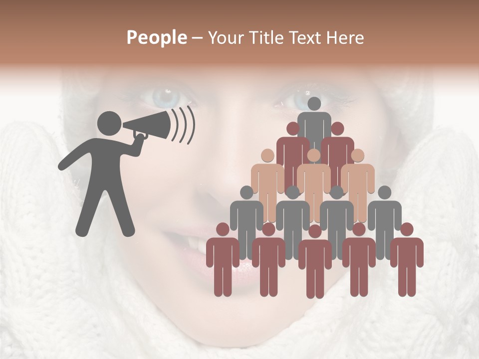 Adult White Teeth PowerPoint Template