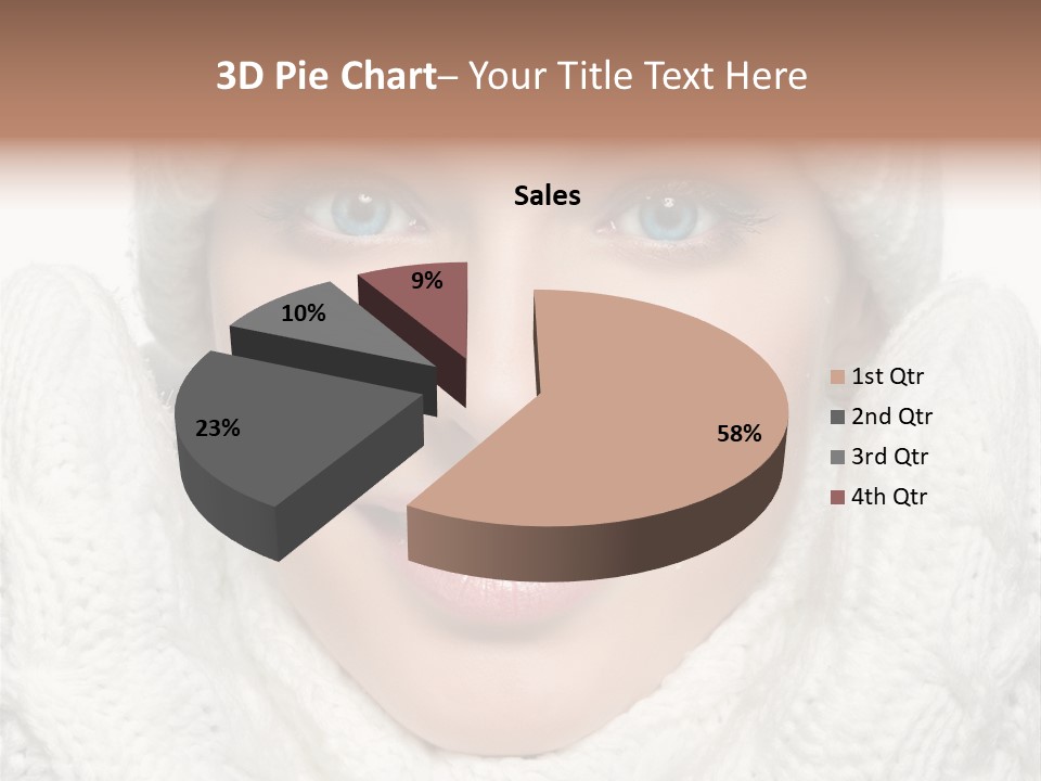 Adult White Teeth PowerPoint Template