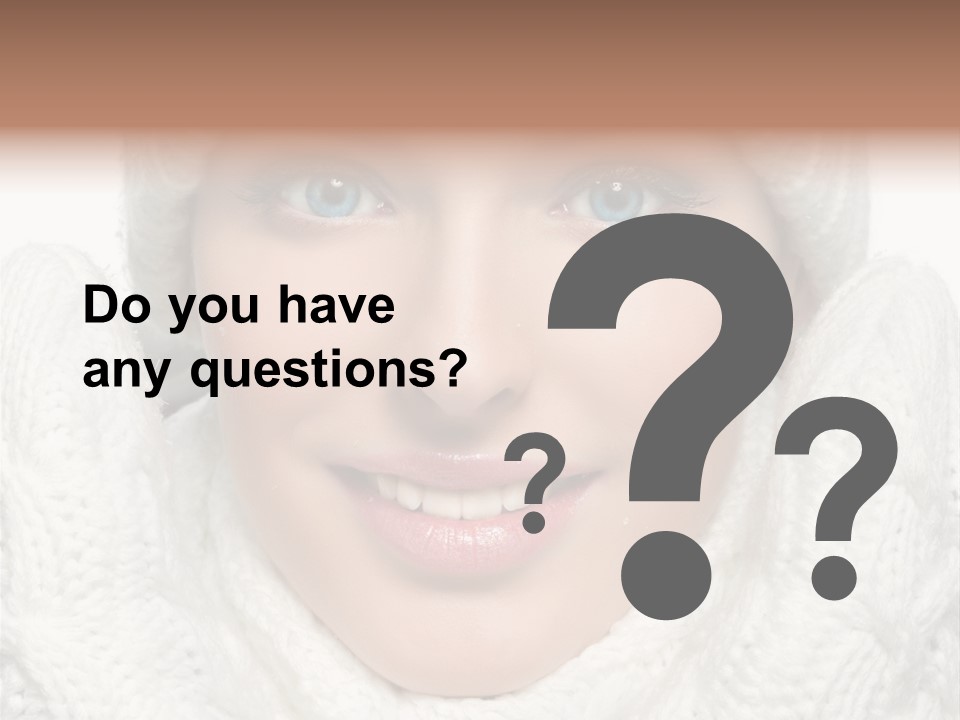 Adult White Teeth PowerPoint Template