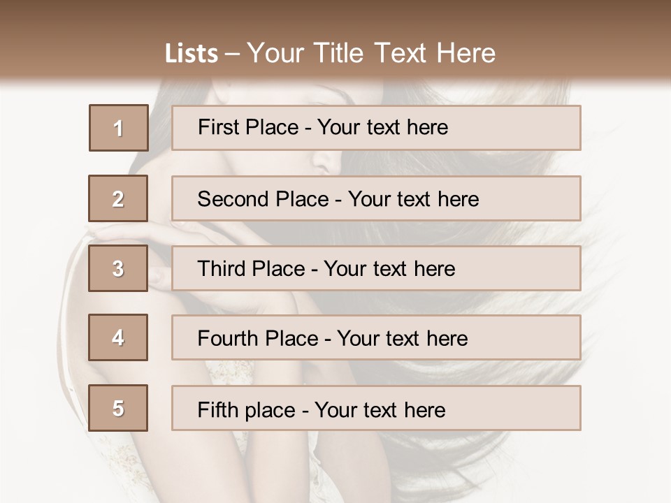 Portrait Jump Shake PowerPoint Template