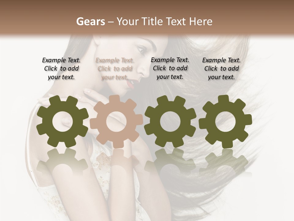 Portrait Jump Shake PowerPoint Template