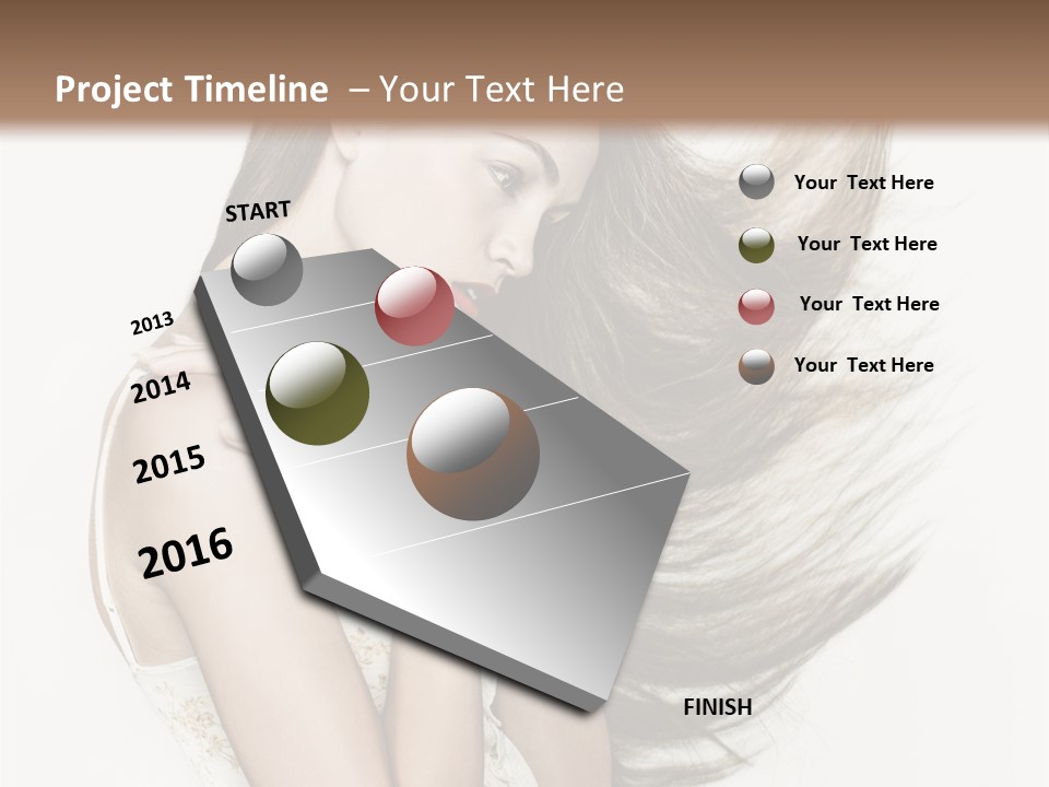 Portrait Jump Shake PowerPoint Template