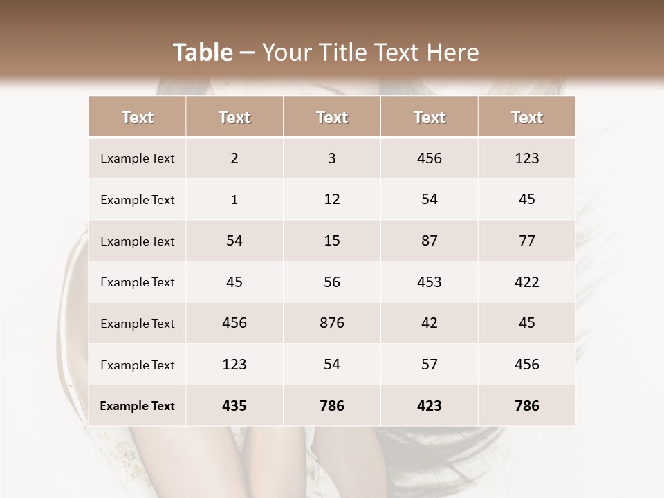 Portrait Jump Shake PowerPoint Template