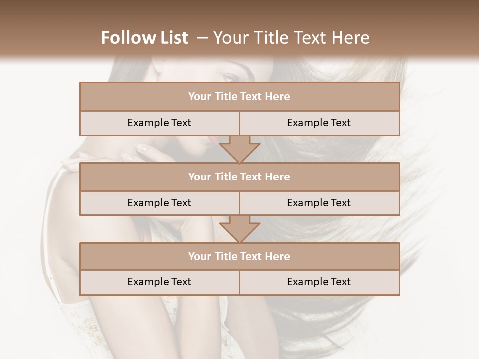 Portrait Jump Shake PowerPoint Template