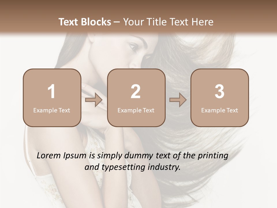 Portrait Jump Shake PowerPoint Template