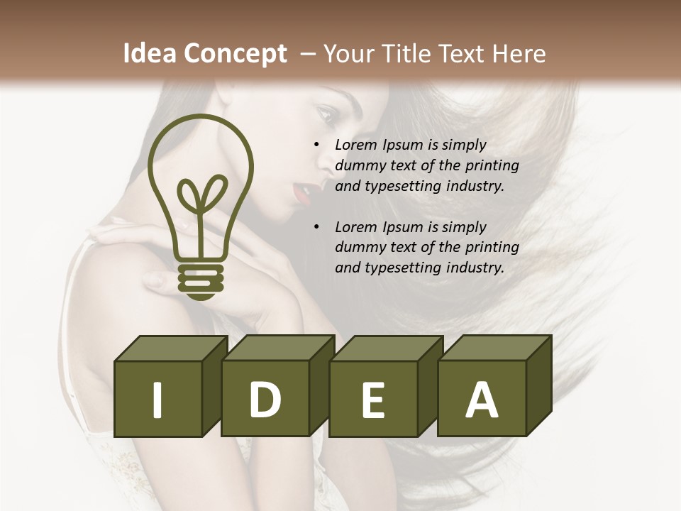 Portrait Jump Shake PowerPoint Template