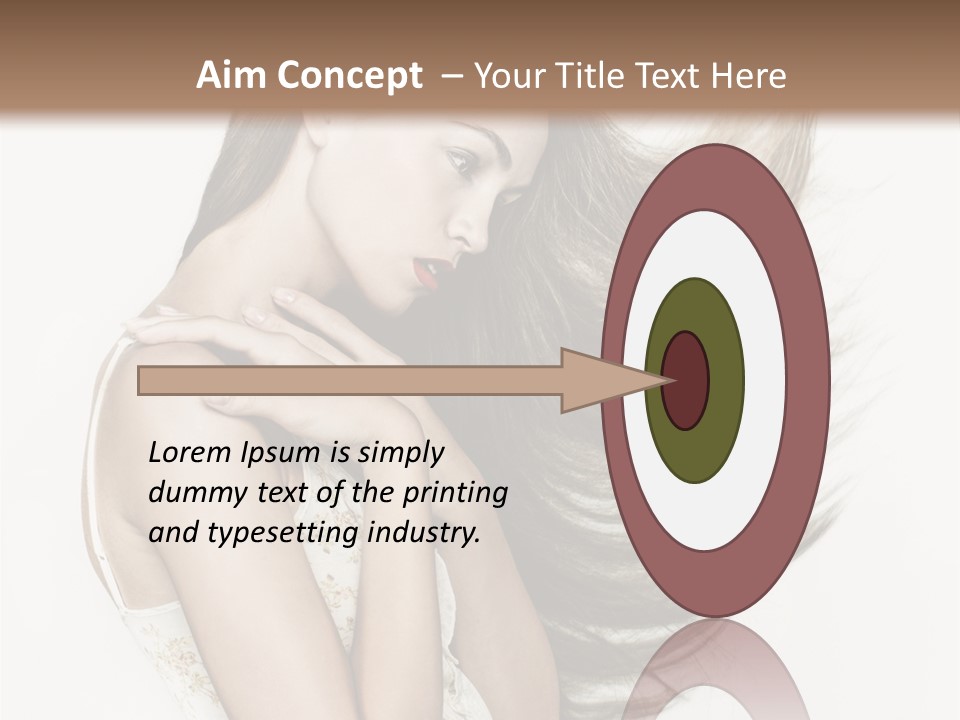 Portrait Jump Shake PowerPoint Template