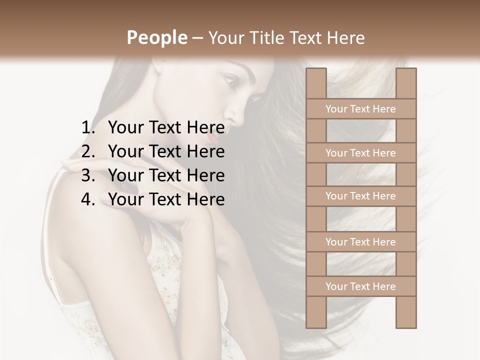 Portrait Jump Shake PowerPoint Template