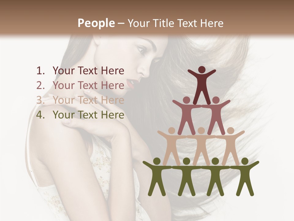 Portrait Jump Shake PowerPoint Template