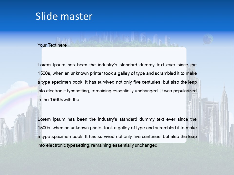 Advertisement Message Journal PowerPoint Template