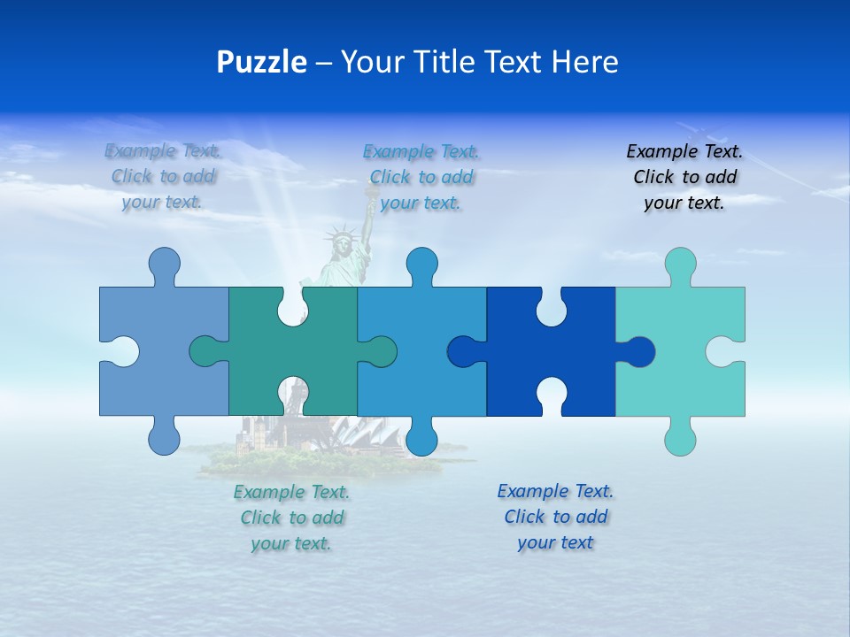 Europe France Landmark PowerPoint Template