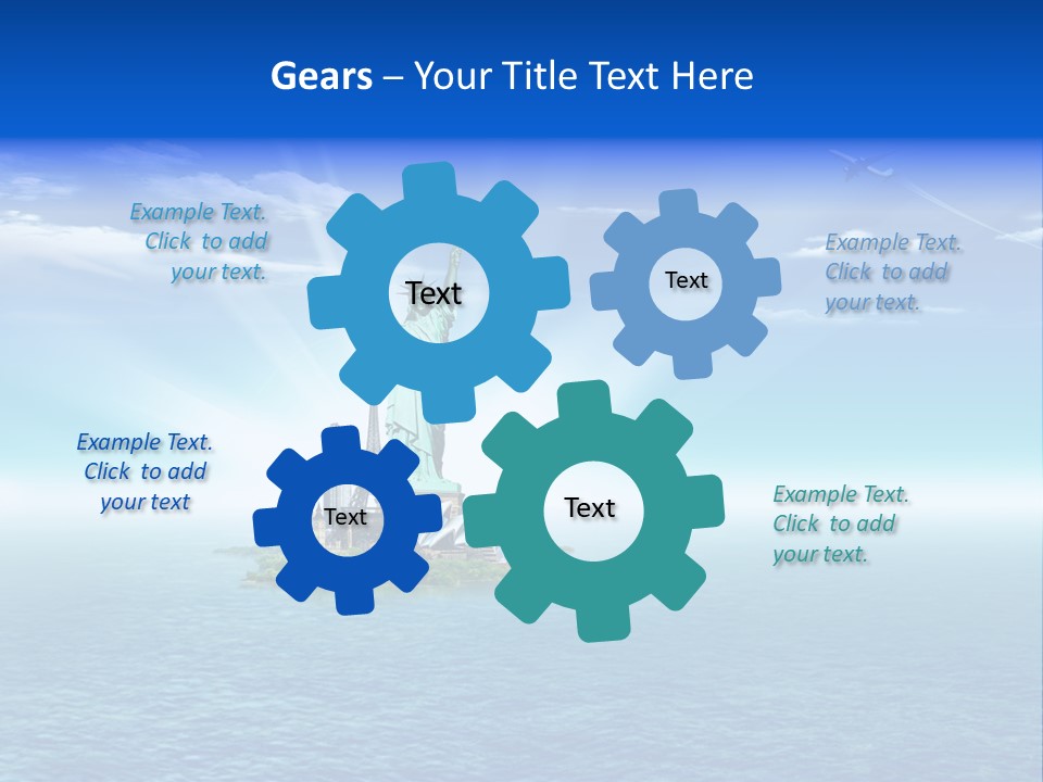 Europe France Landmark PowerPoint Template