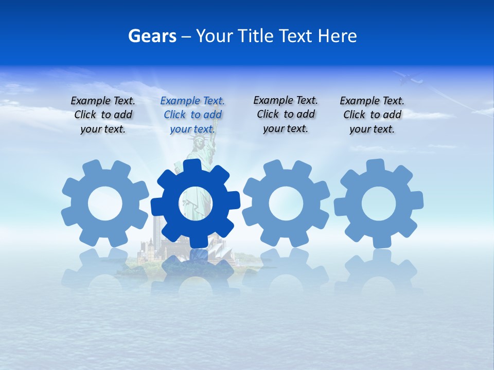 Europe France Landmark PowerPoint Template