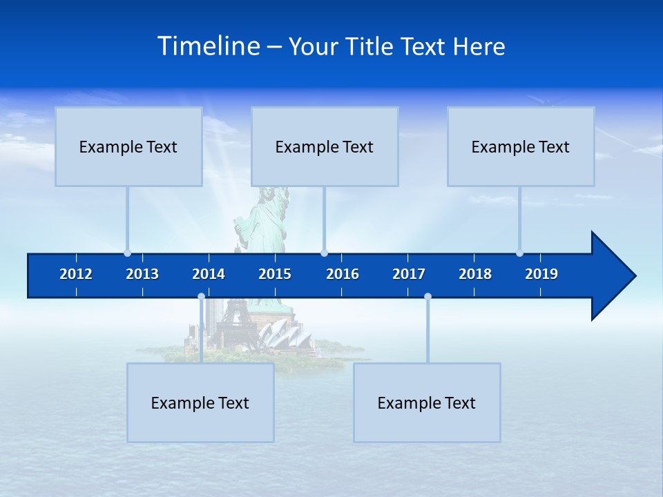 Europe France Landmark PowerPoint Template