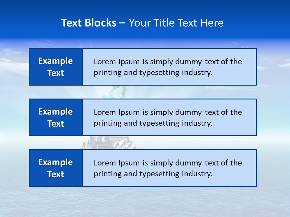 Europe France Landmark PowerPoint Template