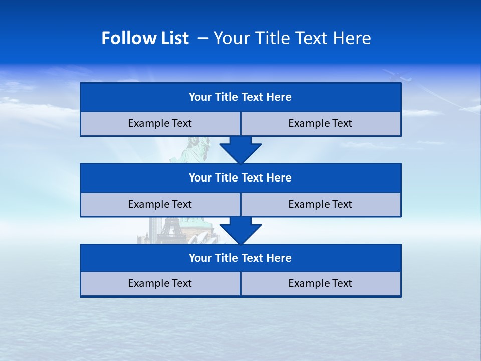 Europe France Landmark PowerPoint Template
