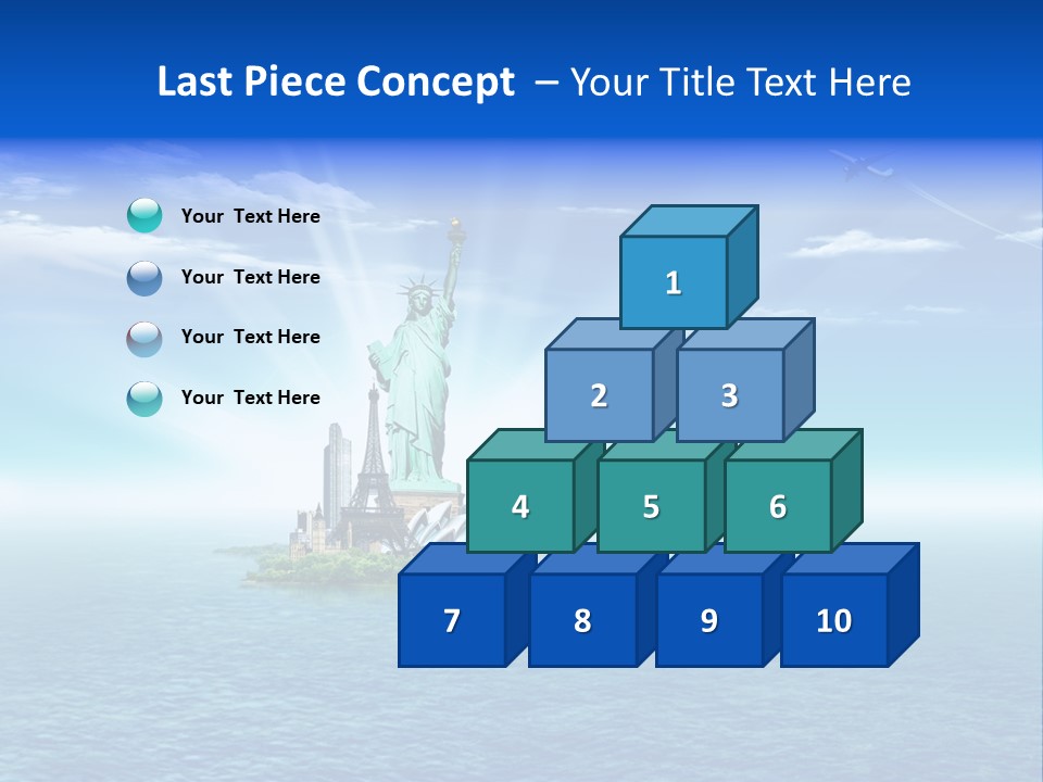 Europe France Landmark PowerPoint Template