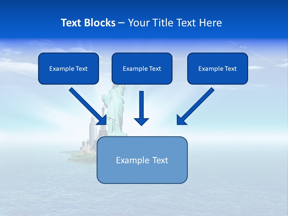 Europe France Landmark PowerPoint Template