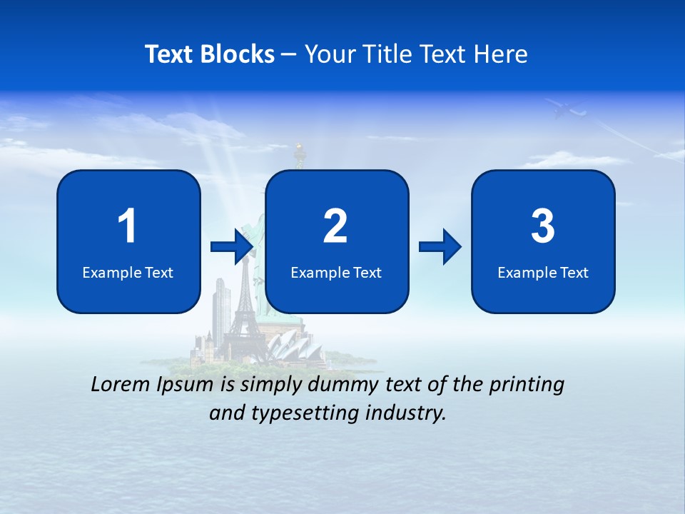 Europe France Landmark PowerPoint Template