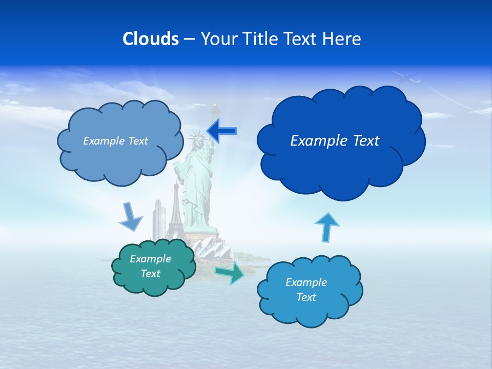 Europe France Landmark PowerPoint Template